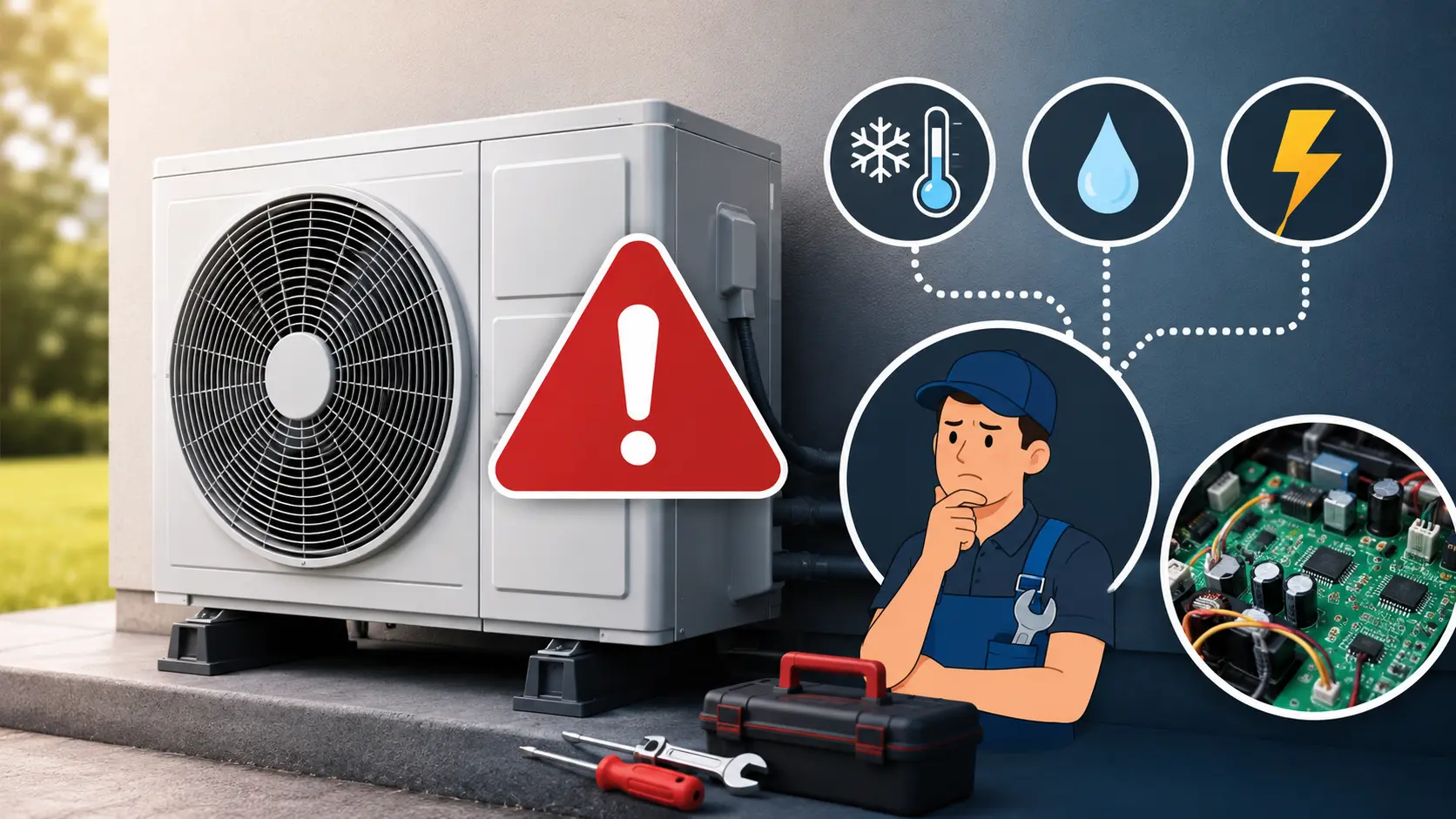 Pannes de pompe à chaleur : causes fréquentes et dépannage